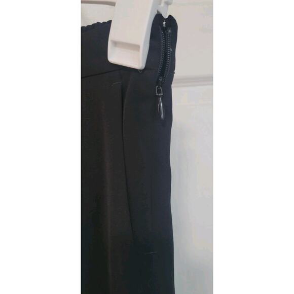 Ministry Of Supply Swift Drape Pant Womens Sz 2 Front Straight Leg Classic Black - Picture 3 of 5